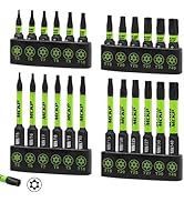 SUNHZMCKP Impact Torx Bit Set, 24 Piece Security Screwdriver Bit Set made of S2 Alloy Steel, 1" a...