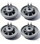 12004485 Dishwasher Lower Rack Wheel Kit for Bosch Kenmore Thermador Gaggenau Dishwashers,Replace...