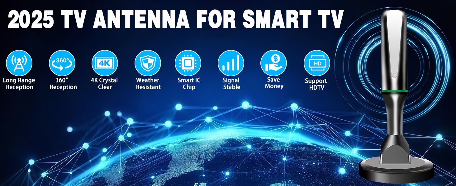 digital tv antenna for smart tv