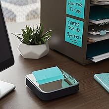 Post-it Pop-up Note Black Steel Top Dispenser
