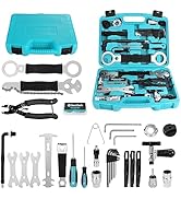 DURATECH Bike Tool Kit, Complete Bicycle Tool Kit with Storage Box, Bike Repair Tool Kit for Moun...