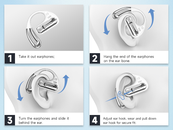 open earbuds