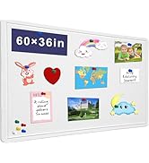 Large Bulletin Board - 60 X 36 inches Decorative Felt Pin Board - 5' x 3' Cork Board Alternative ...