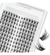 LANKIZ Manga Lashes Natural Look Lash Clusters Anime Lashes False Eyelashes Individual Lashes Ext...