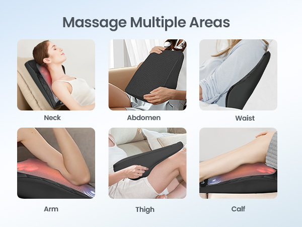 neck and back massager with heat