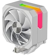 CPU Air Cooler with 4X6mm Heat Pipes,120mm Fan ARGB CPU Cooler 1650rmp,CPU Air Cooler AMD AM5/AM4...