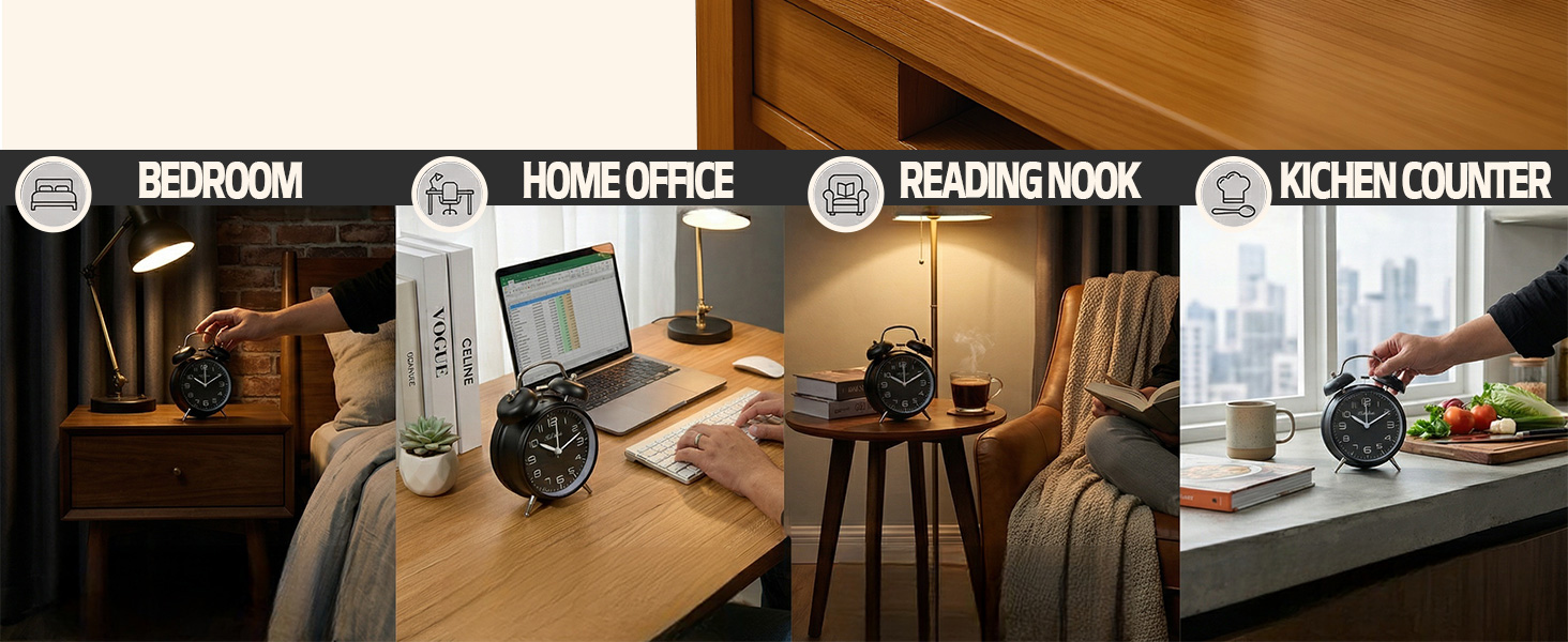 Twin Bell Alarm Clock