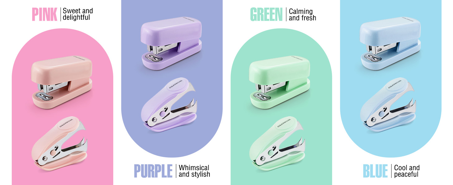 small colorful stapler