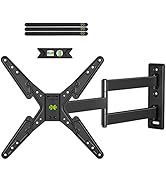 USX MOUNT Full Motion TV Wall Mount Fits for Most 26-55 Inch TVs 24" Extension Arm with Swivel Ar...