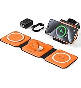 UCOMX 3 in 1 Charging Station for Mult-ple Devices,Foldable 3 in 1 Wireless Charger for Travel,NA...