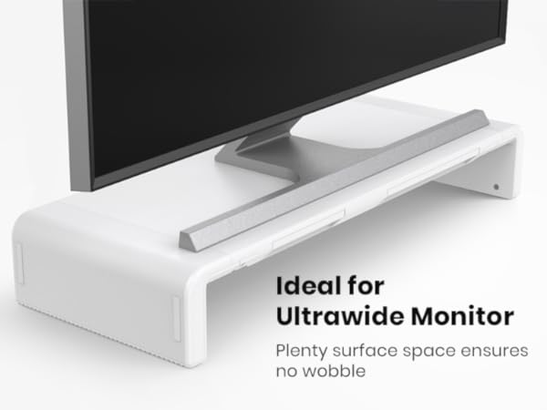 wide monitor riser