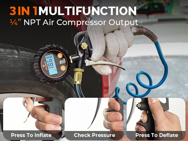 T500 tire pressure gauge