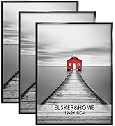 ELSKER&amp;HOME 18x24 Poster Frame 3 Pack, Black Picture Frame for Horizontal or Vertical Wall Mounti...