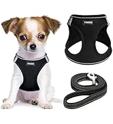 YIMEIS Dog Harness and Leash Set, No Pull Soft Mesh Pet Harness, Reflective Adjustable Puppy Vest...