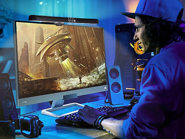 curved monitor light