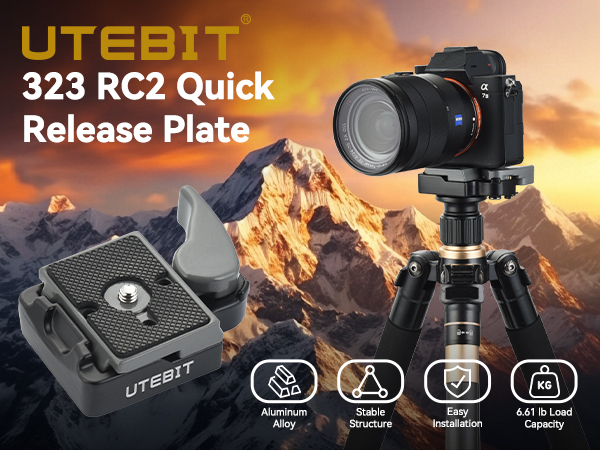 323 RC2 Quick Release Plate