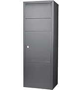 Barska Large Package Delivery Parcel Mail Steel Drop Box for Porch with Tamper-Resistant Drop Slo...