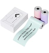 Ponek Thermal Sticker Paper Pink/Blue/Purple, Compatible with Sticker Maker T02/M02X/Y02C/M02L/Q0...