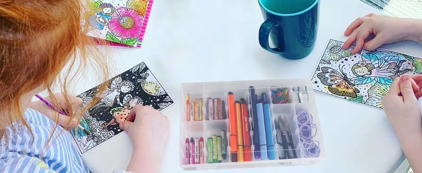 36 Grids Clear Box, 4 Pack