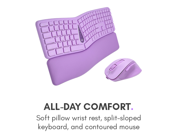Ergonomics keyboard and mouse