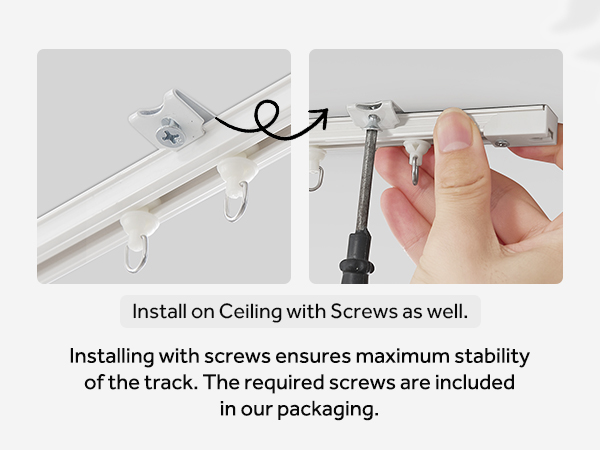ceiling curtain tracks ceiling mounted