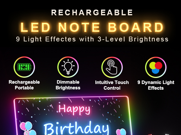 LED Note Board