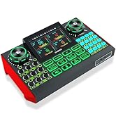 G9 Gaming Audio Mixer,Podcast Equipment Live Sound Card for Streaming,Audio Interface DJ Mixer So...