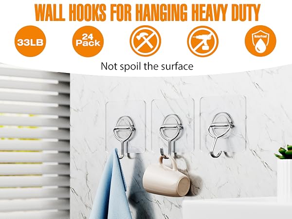 YSJNUS Adhesive Hooks