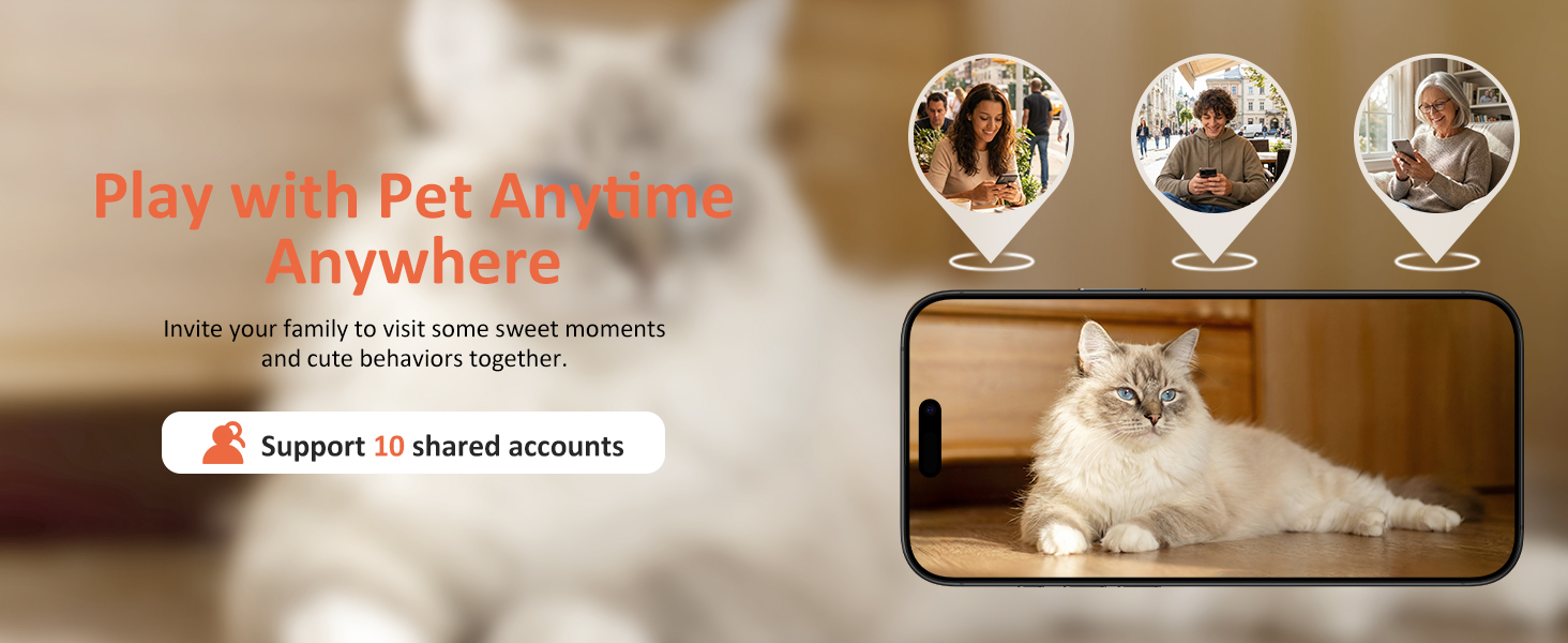 Support 10 shared accounts