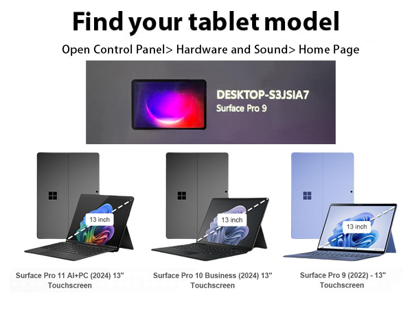surface pro 9/10/11 keyboard case