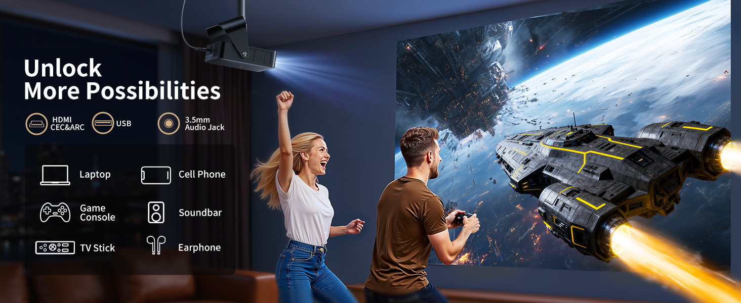 projector with HDMI ARC