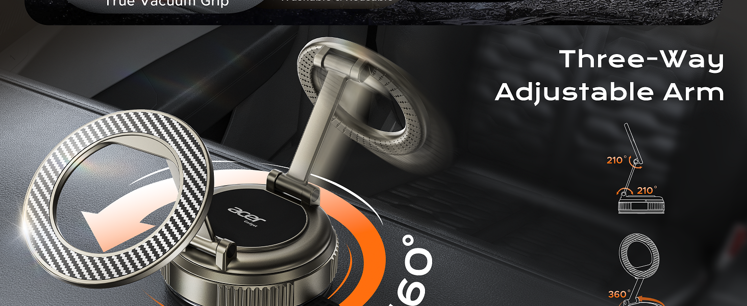 Three-Way Adjustable Arm