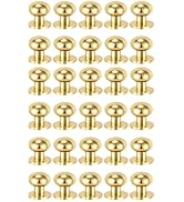 Gryshanyun Mini Gold Drawer Knobs, 0.37 Inch Round, 30 Pieces with Screws, Cabinet Hardware Pulls...