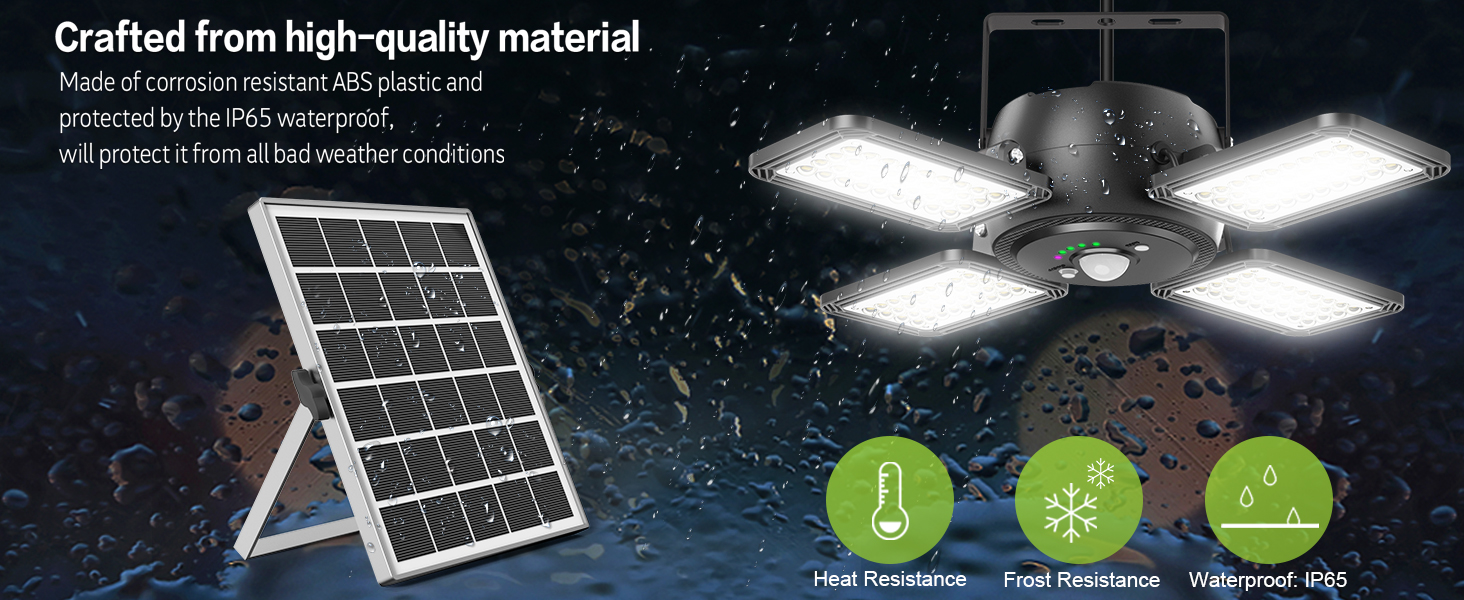 solar shed lights waterproof