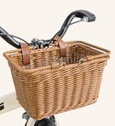 GRANNY SAYS Kids Bike Basket, Front Bicycle Bike Baskets for Kids, Small Wicker Bike Basket for B...
