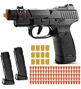Soft Bullet Toy Gun, Shell Ejecting Toy Gun Pistol, Fake Prop Gun Model Fidget Gun, Gifts for Kid...