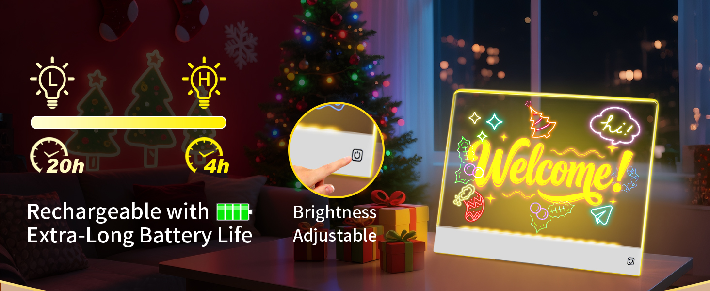 Led Drawing Board for Kids with Stand