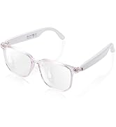 HAIXINDA Smart Glasses for Women, Bluetooth Glasses with Open-Ear Speaker, Blue Light Filtering L...