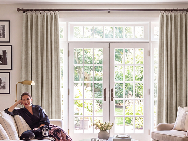 100% blackout living room curtains for sliding glass door privacy protection thermal insulated