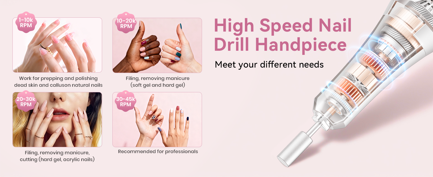 rechargeable nail drill