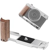 Leftfoto X-E5 Retro Handgrip L-Shape Bracket with Rose Wooden Grip for Fujifilm X-E5 Camera,with ...
