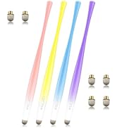 ELZO Capacitive Stylus Pens Premium Metal Slim Combo 4 Pack Tips for All Touch Screens iPad &amp; And...