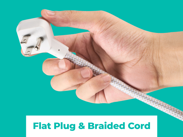 Flat Plug &amp; Braided Cord - 20204 KMC