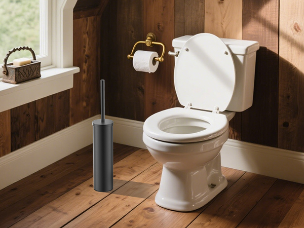 toilet brush and holder set long handle stainless farmhouse matte decorative black silver gold