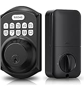 TEEHO TE001 Keyless Entry Door Lock with Keypad - Smart Deadbolt Lock for Front Door with 2 Keys ...