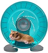 Petest Hamster Exercise Wheel, Silent Spinner Hamster Running Wheels, Diameter 6.7 inch, Green