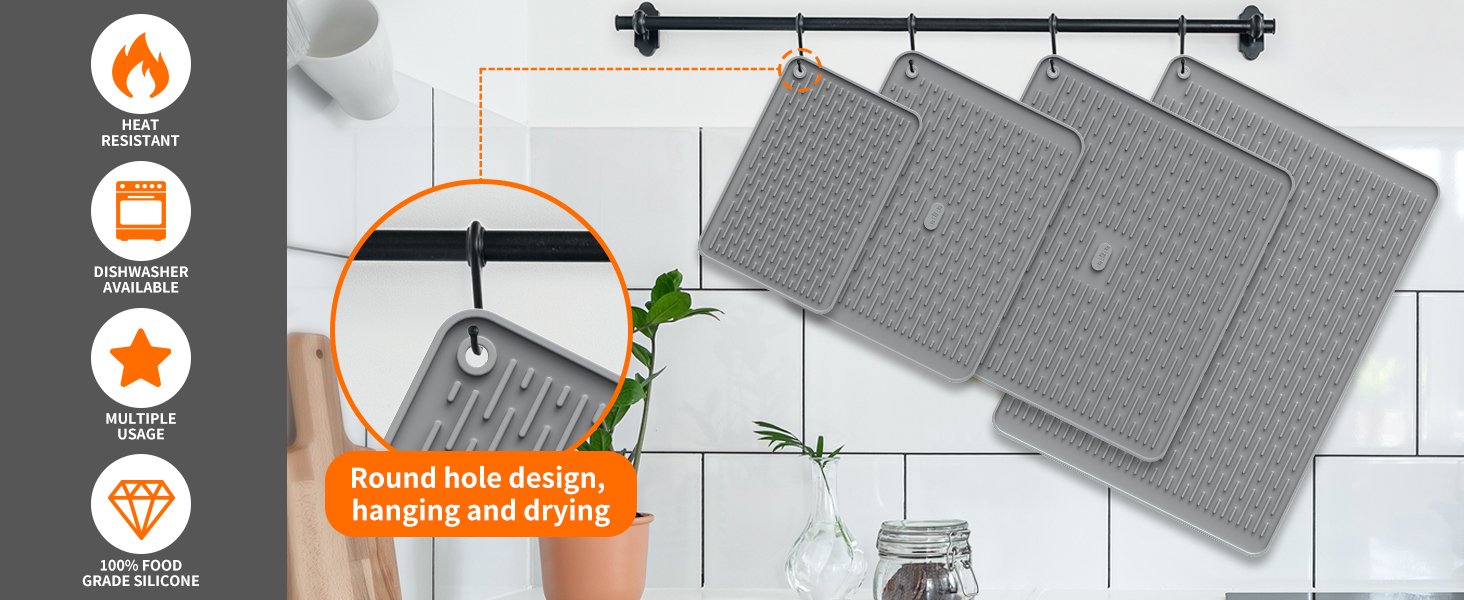 Silicone Dish Drying Mat