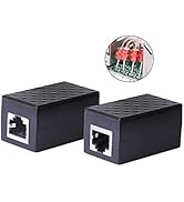 CERRXIAN Ethernet Surge Protector RJ45 Coupler Female to Female Network Surge Protector Outdoor A...