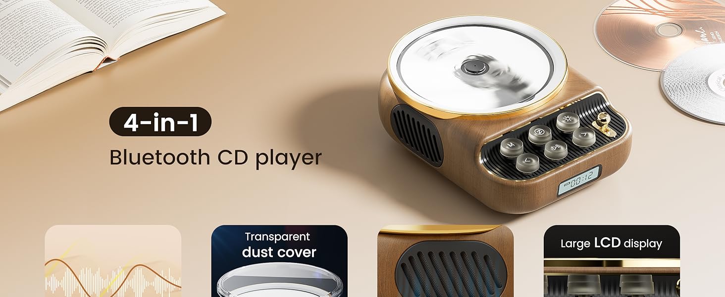 cd player with speakers