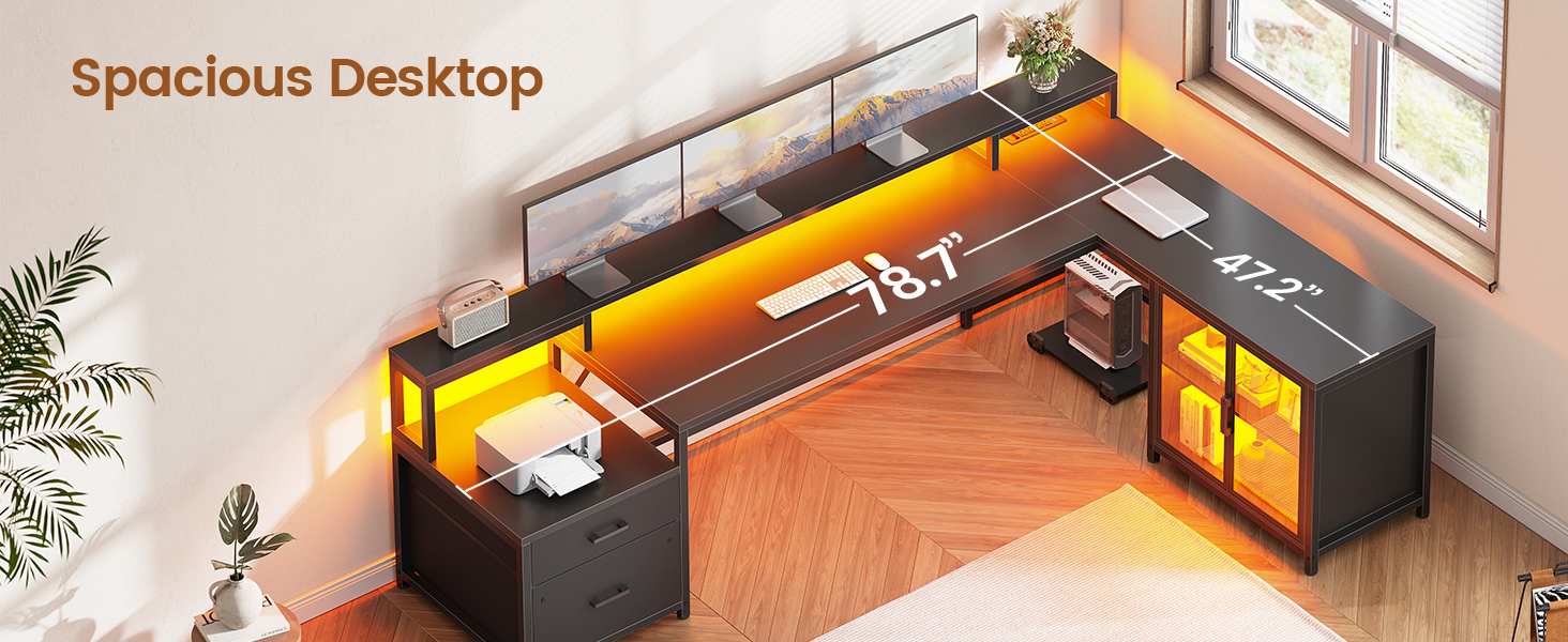 gaming desk l shaped desk corner desk computer desk with drawers